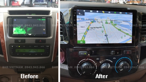 Màn hình DVD Android xe Toyota Hilux 2005 - 2015 | Vitech 